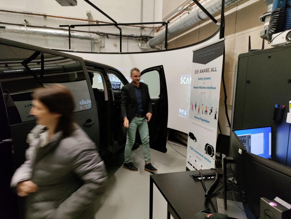 A man surprised after see the Demo 3